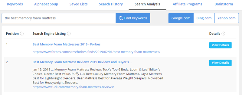 jaaxy keywords tool