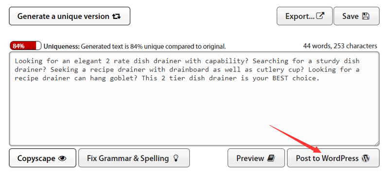 spin rewriter wordpress plugin