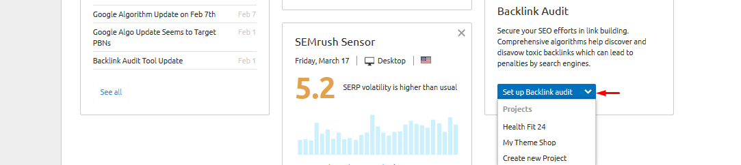 semrush backlink audit (2)