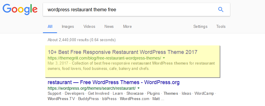 semrush google search