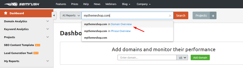 semrush seo idea