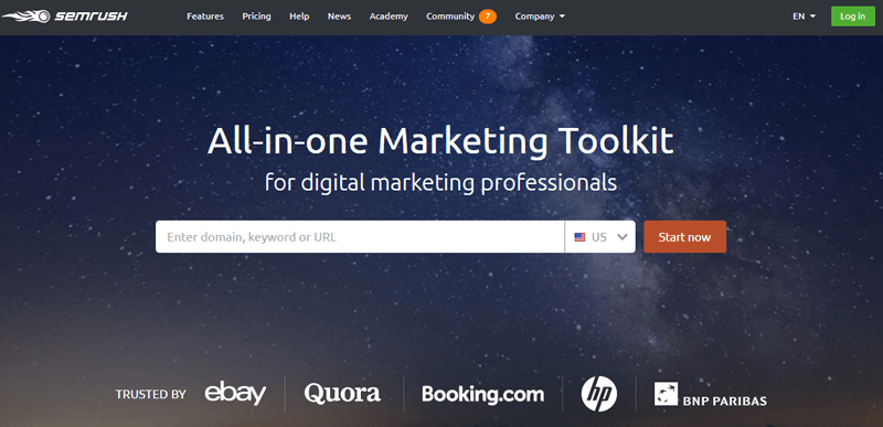 semrush seo综合数字营销工具