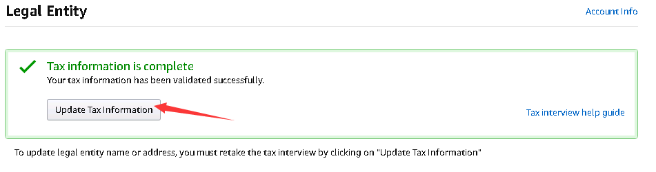 amazon W-8BEN update