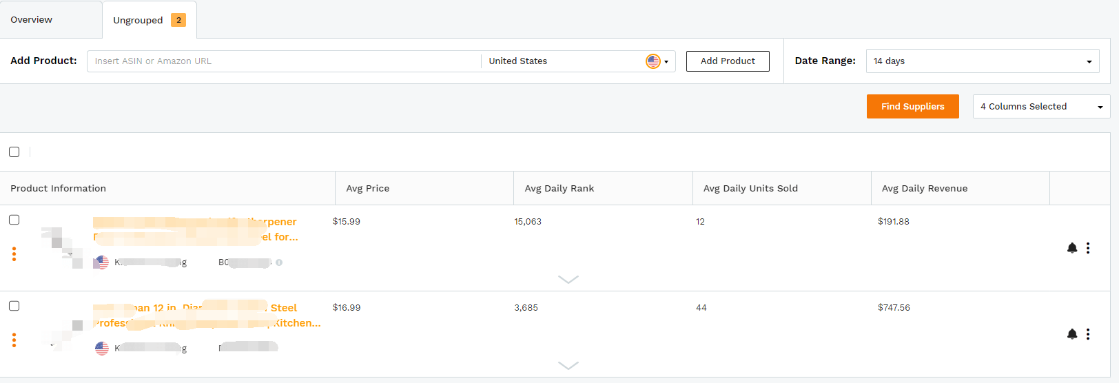 product tracker