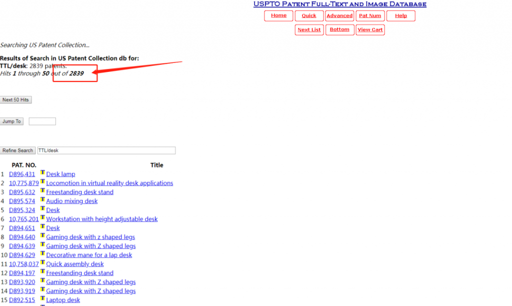 US patents 4