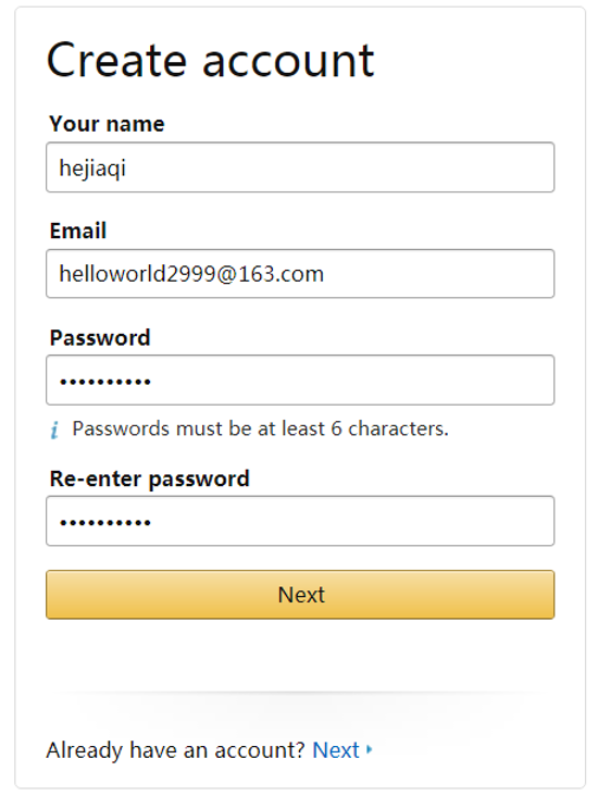 amazon register eu