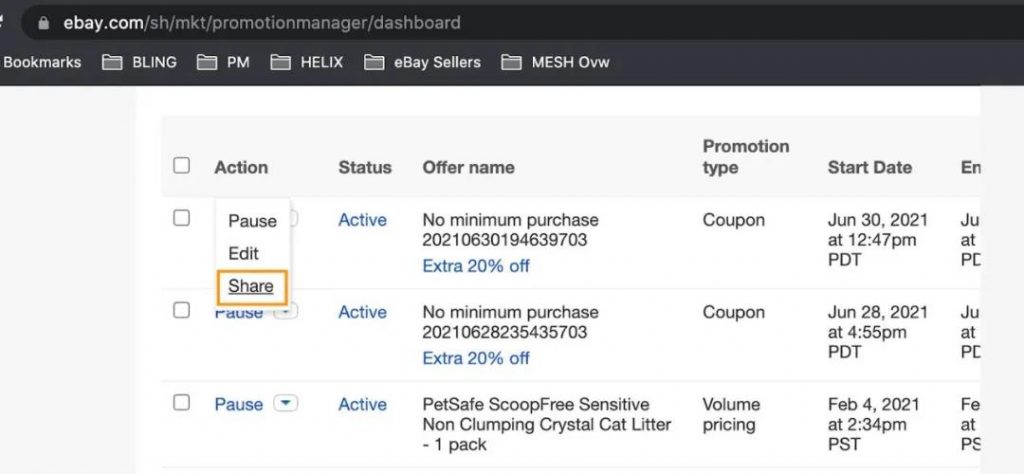 ebay coupon code