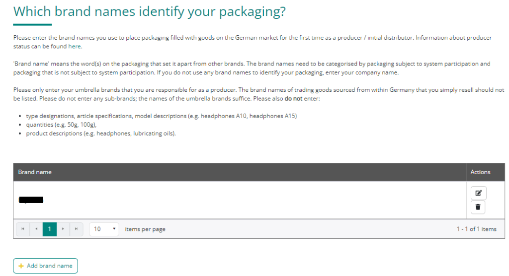 LUCID Packaging Register