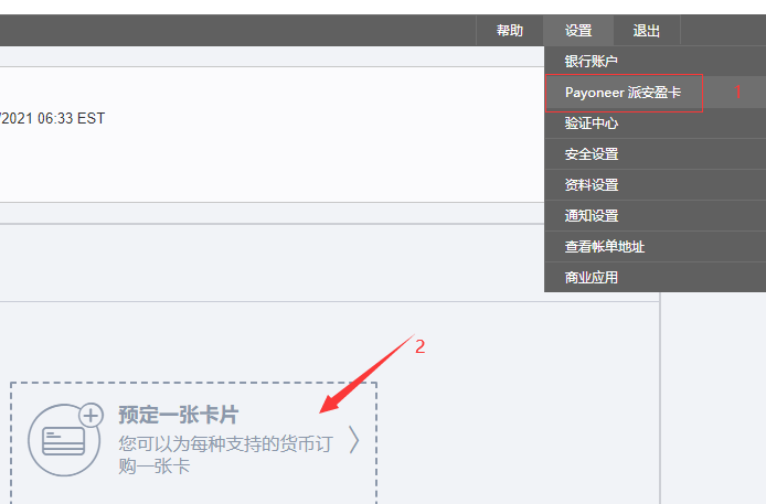 Payoneer派安盈P卡随心付