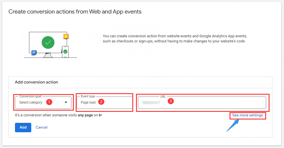 google ads转化设置