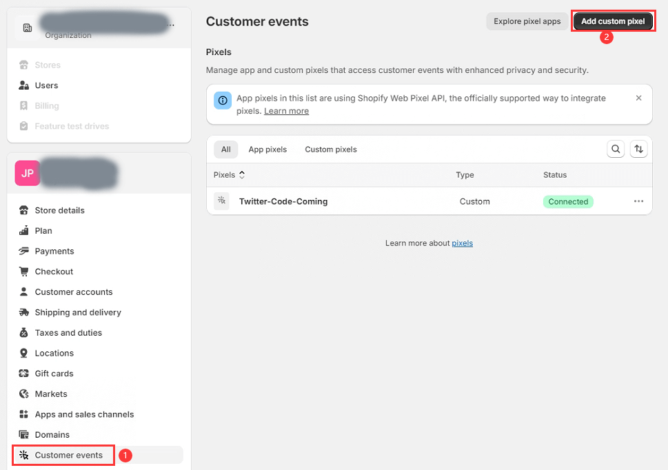 shopify customer events